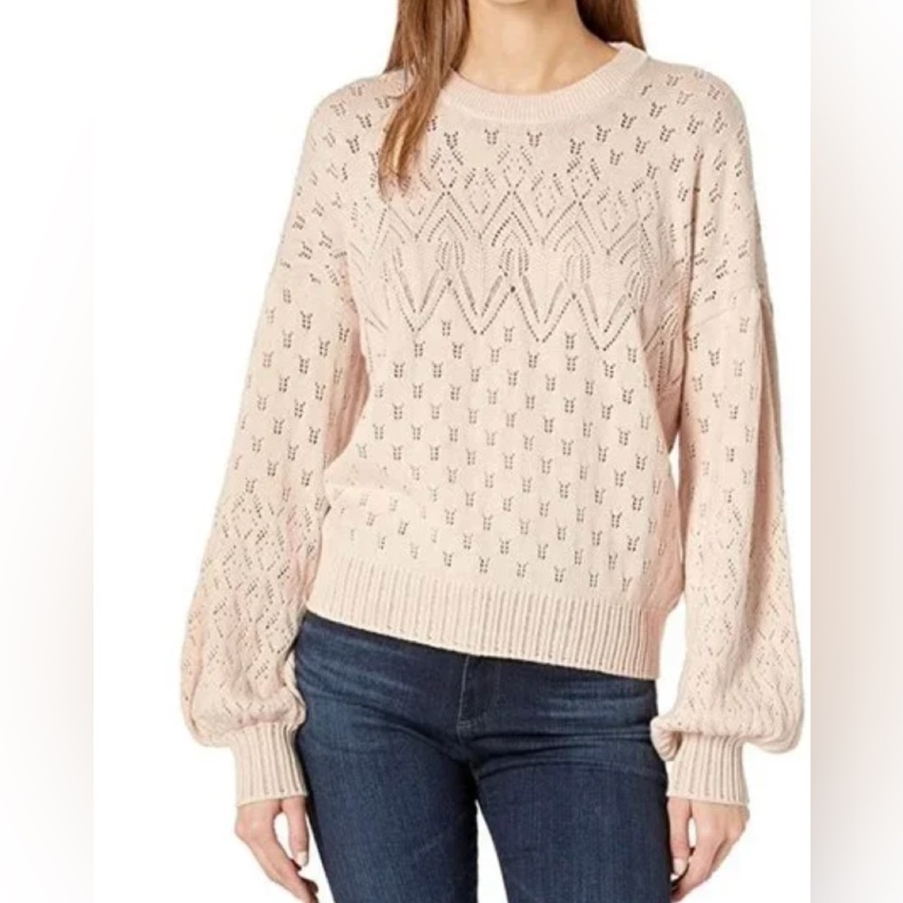 NWT Joie Phillipa Pointelle Knit Sweater L